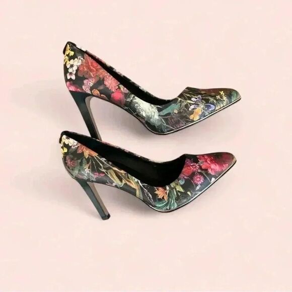 New ELLIOT LUCCA Women's Catalina Garden Floral Pointed Toe Heel Pump size 6z - Picture 7 of 7